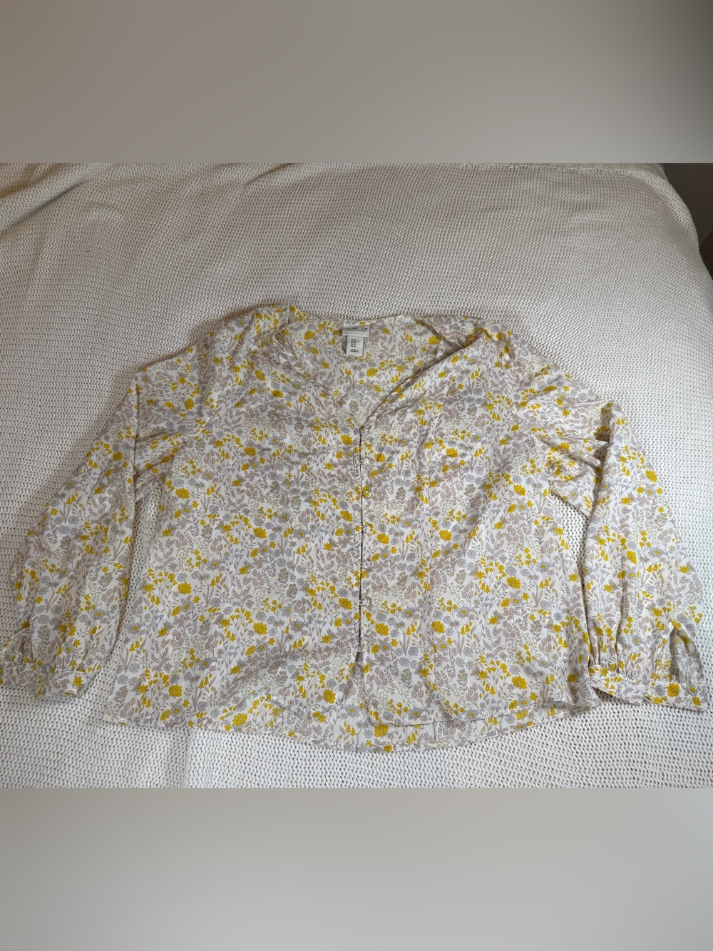 Rachel Zoe Floral Button-Up Blouse